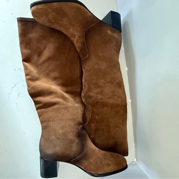 NEW Vince Alejandra Tall Suede Knee Boot in Tan Size: 6 - Picture 6 of 6